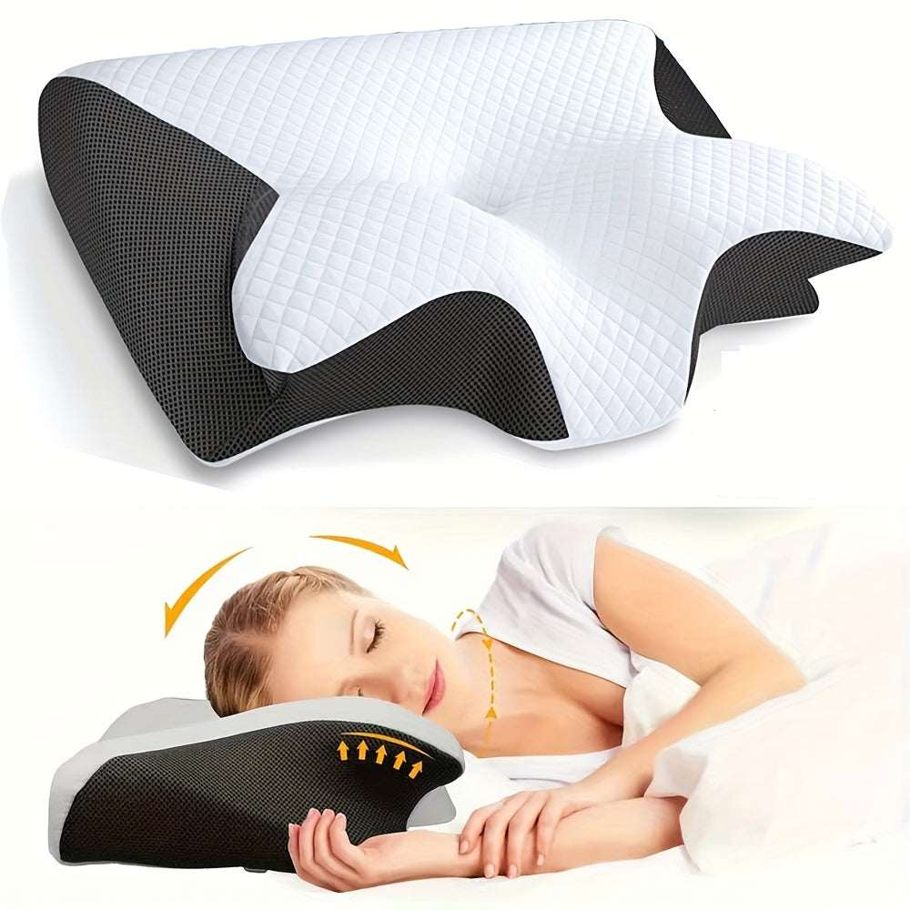 Orthopedic Neck Pillow with Sleep Aid-1