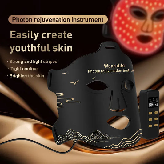 Red LED Infrared Anti-Aging Mask-1