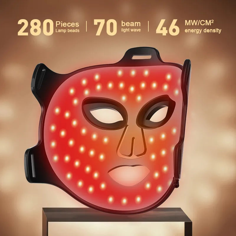 Red LED Infrared Anti-Aging Mask-4
