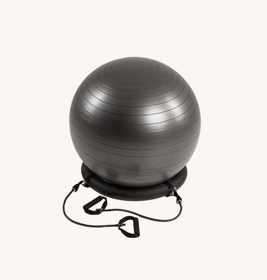Pilates ball with Resistance Bands-1