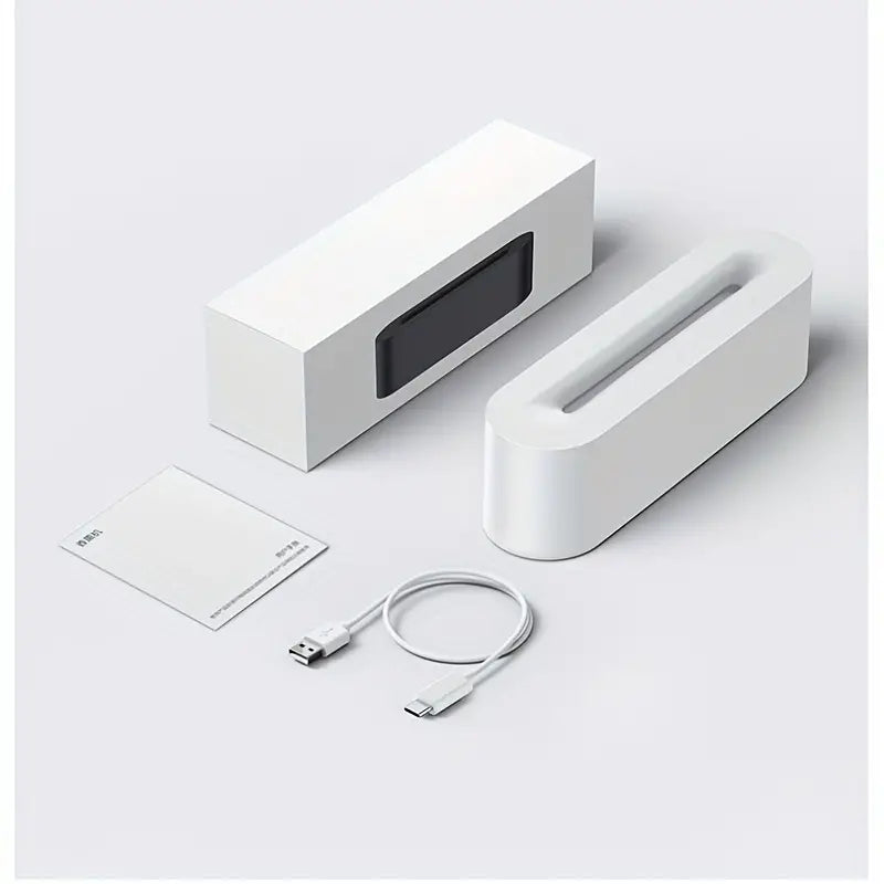 Mini USB-Powered Color-Changing Flame Aroma Diffuser & Cool Mist Humidifier - White-1